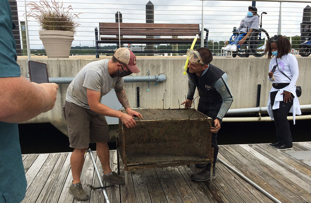 Cage retrieval with UAS at National Harbor 2020